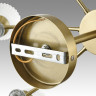 Люстра потолочная LUMION AURICA 8046/6C CLASSI LN24 Е14 6*40W 220V латунь/прозрачное стекло