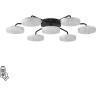 Люстра потолочная LUMION DIDANA 8236/7CL LEDIO LN25 000с пультом ДУ LED 90W 3000-6000К 220V черный, металл/акрил