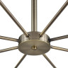 Люстра потолочная LUMION MAVE 8100/8C COMFI LN25 74 Е14 8*40W 220V бронза/белый металл/стекло