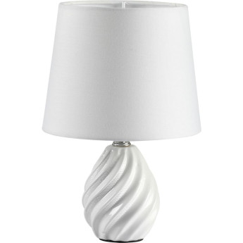 Настольная лампа LUMION KEILA 8143/1T MODERNI LN25 000 Е27 1*60W 220V белый, керамика/текстиль