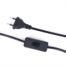 Настольная лампа LUMION SHARLIN CLASSI LN25 8219/1T Е27 1*60W 220V черный, керамика/текстиль