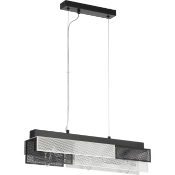 Подвесной светильник LUMION DANA 8004/3A MODERNI LN24 Е14 3*40W 220V черный/белый,, черный металл/металл