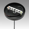 Подвесной светильник LUMION ELENIKA 8056/1А SUSPENTIONI LN24E27 1*60W 220V черный/амбер металл/стекло 8056/1A