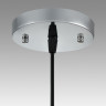 Подвесной светильник LUMION MANOLA 8049/1А SUSPENTIONI LN24 E27 1*60W 220V хром/прозрачный металл/стекло 8049/1A